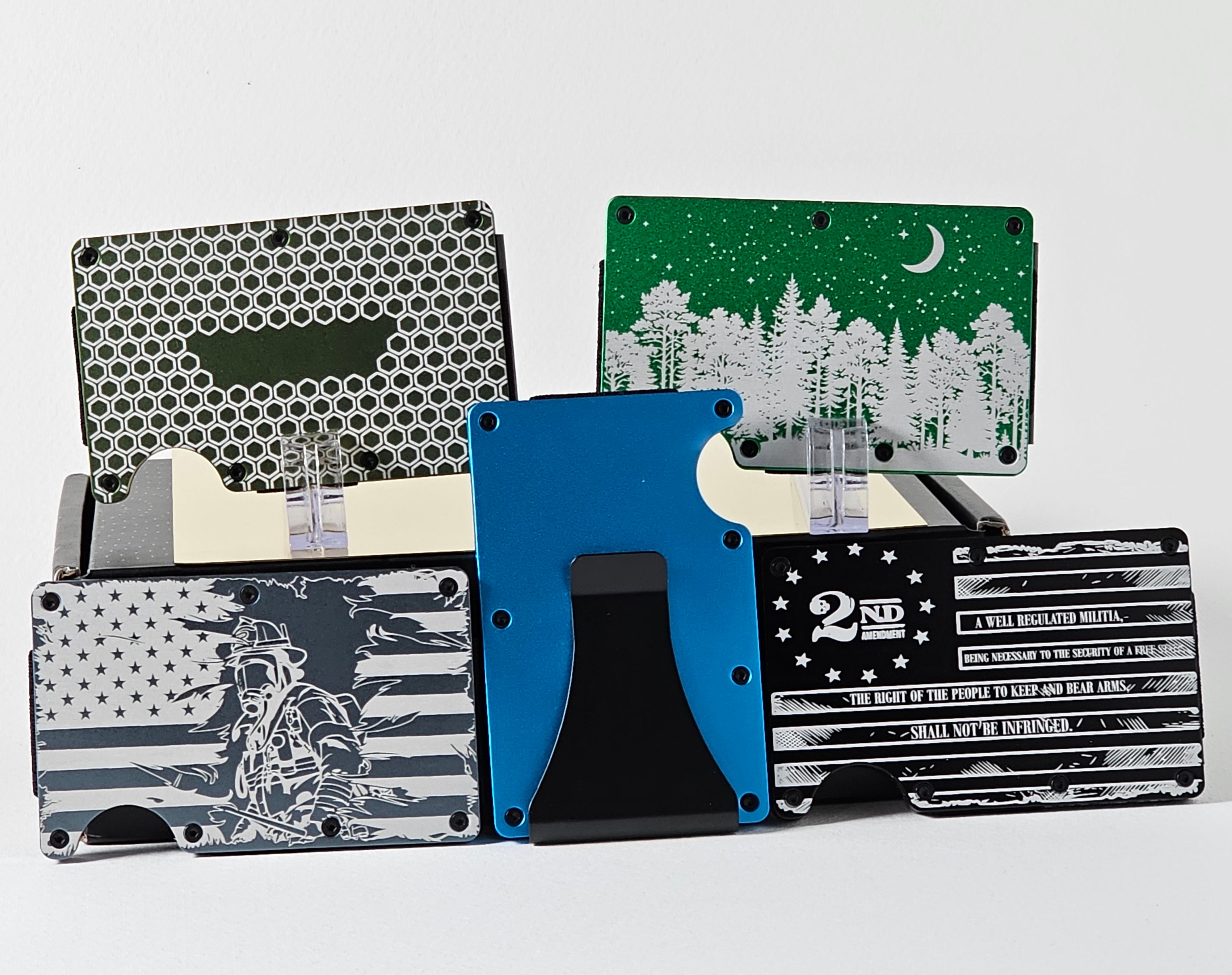 Custom Engraved Minimalist Aluminum Card Wallet