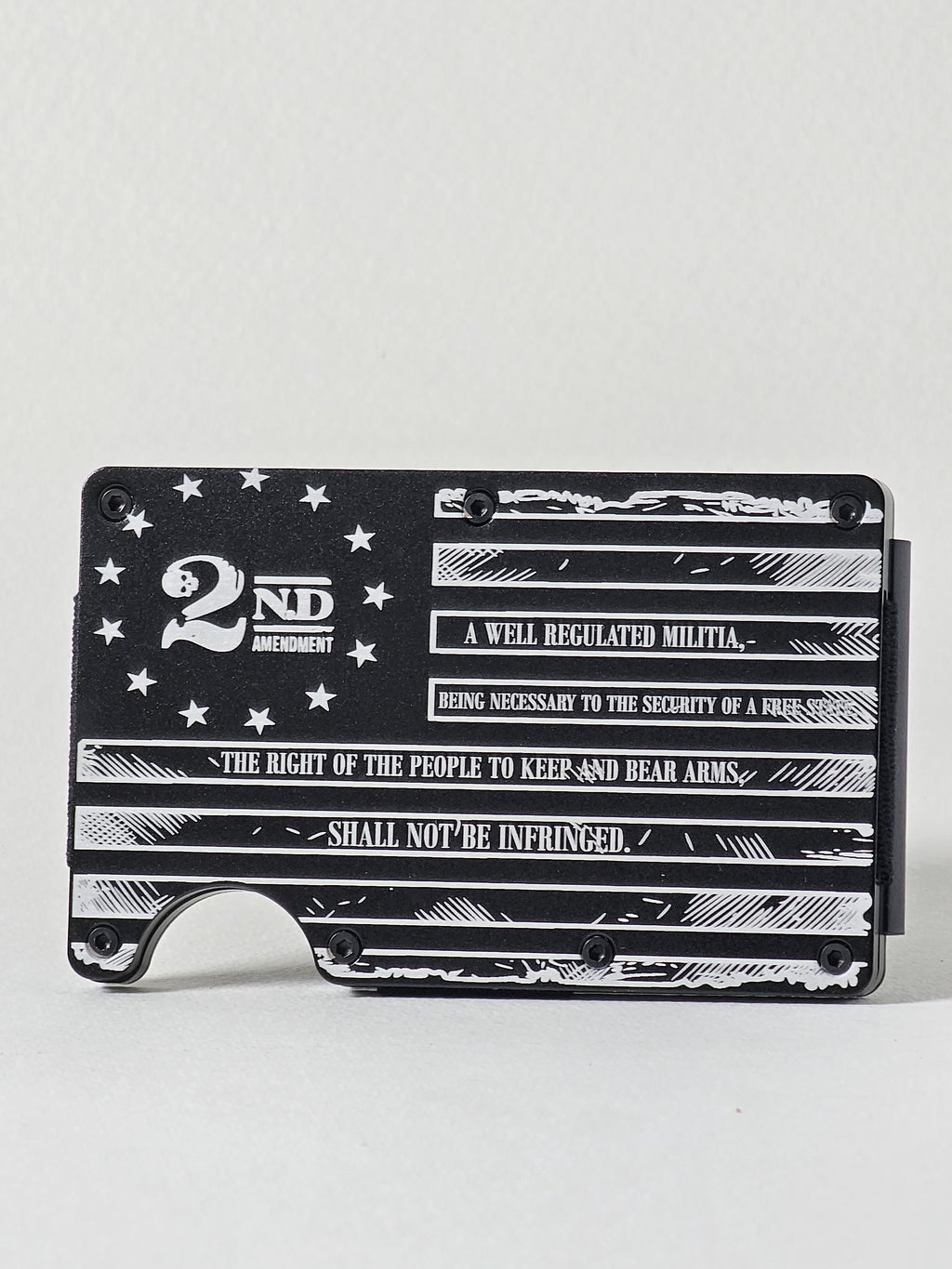 Custom Engraved Minimalist Aluminum Card Wallet