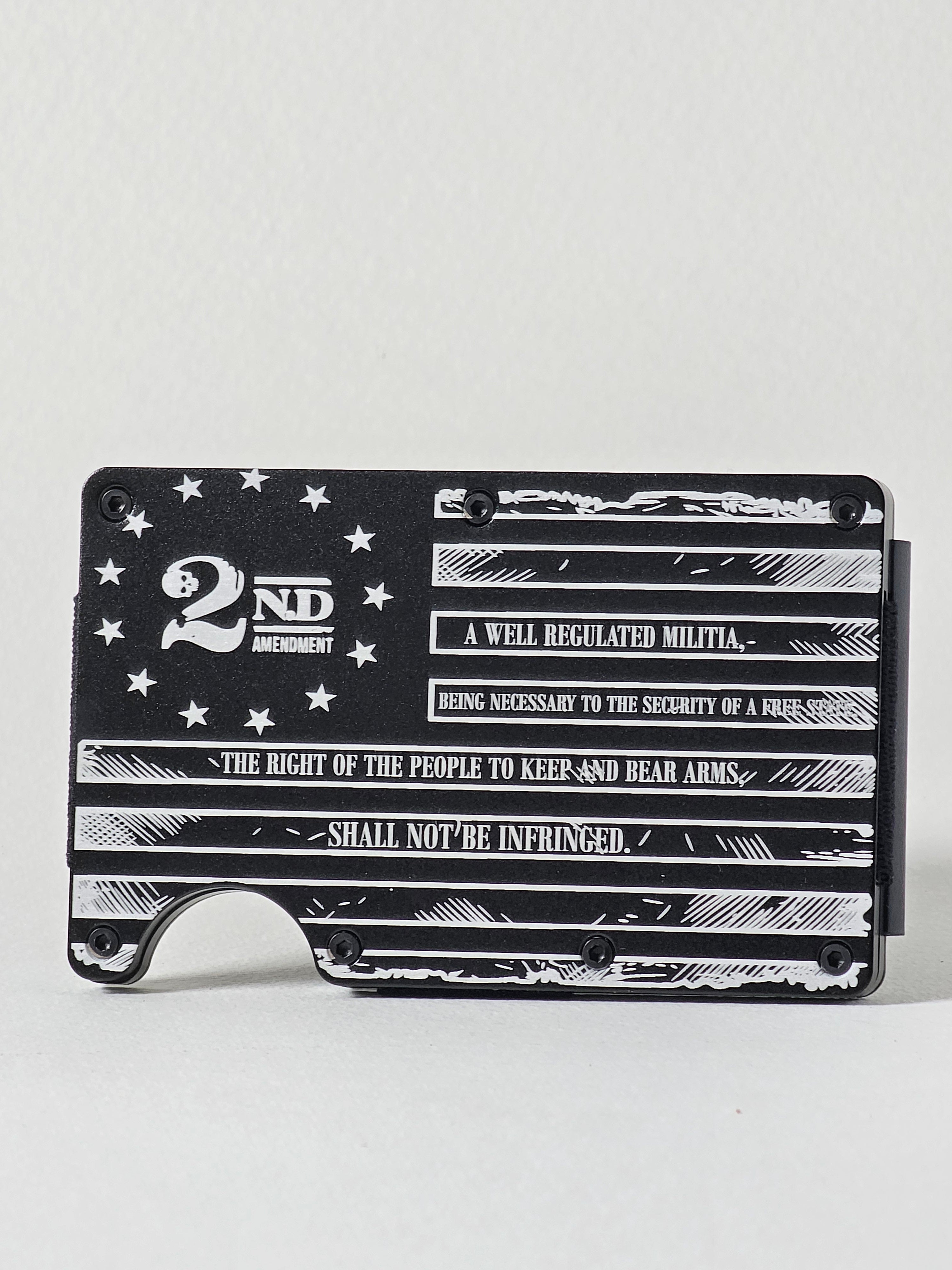 Custom Engraved Minimalist Aluminum Card Wallet
