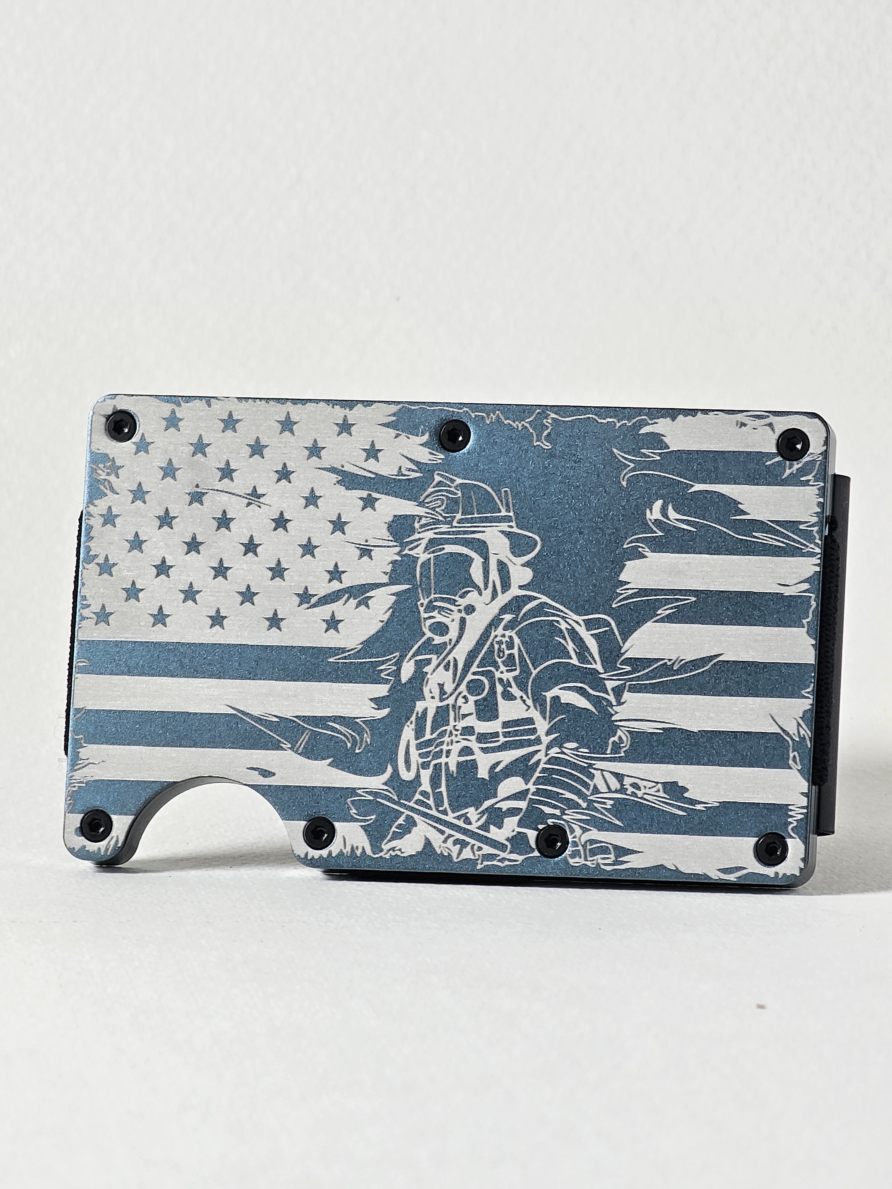 Custom Engraved Minimalist Aluminum Card Wallet