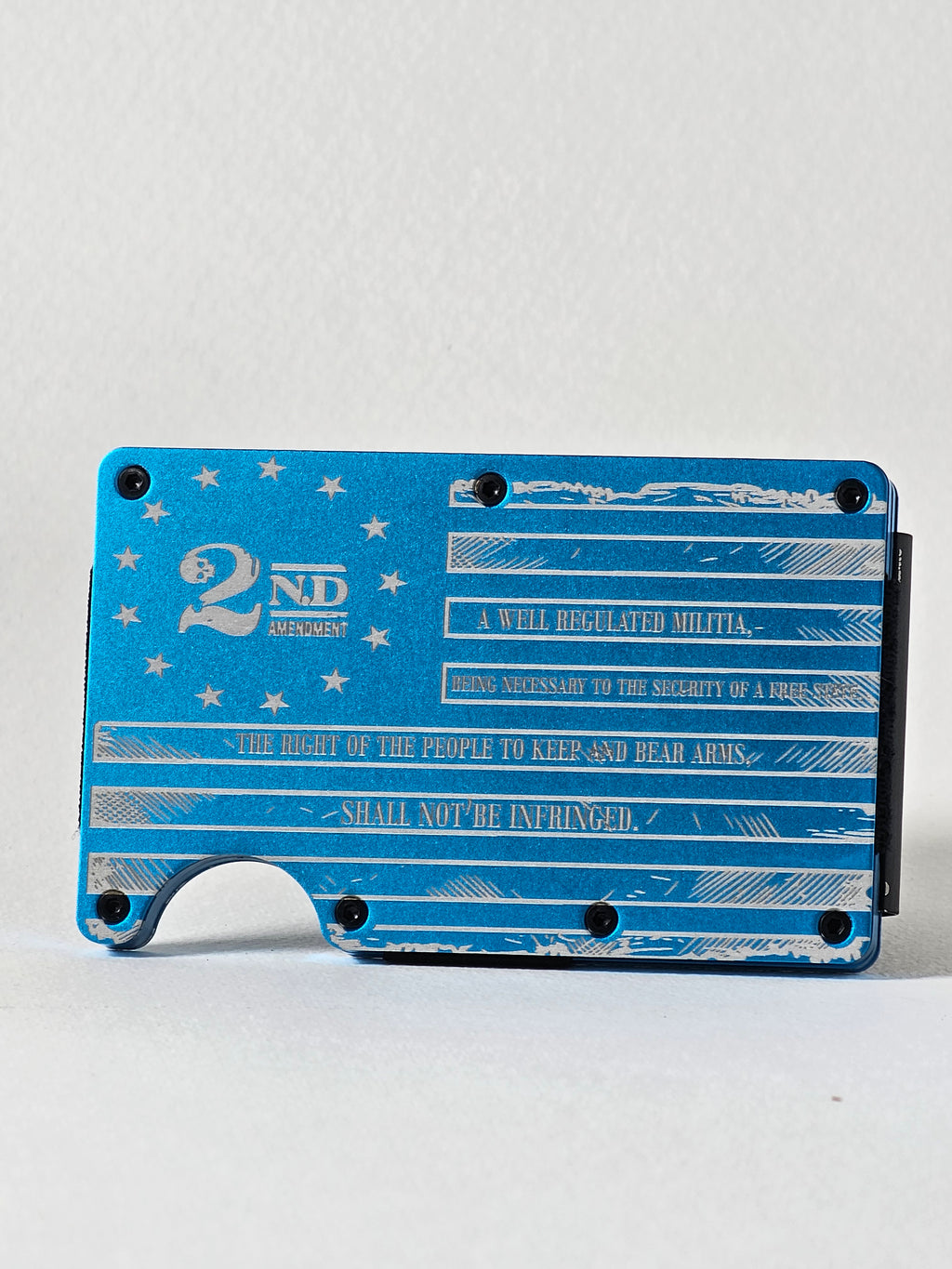 Custom Engraved Minimalist Aluminum Card Wallet