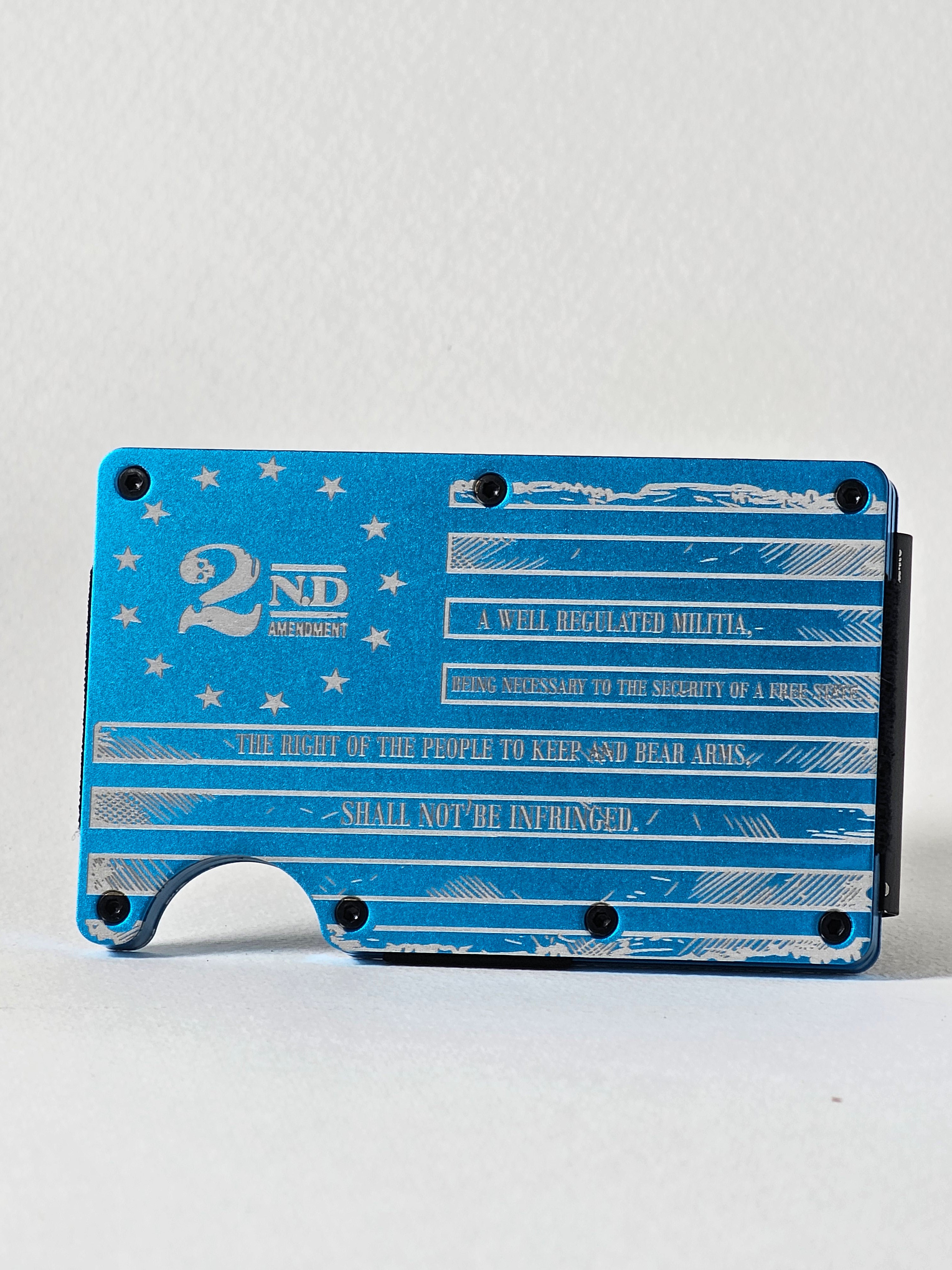 Custom Engraved Minimalist Aluminum Card Wallet
