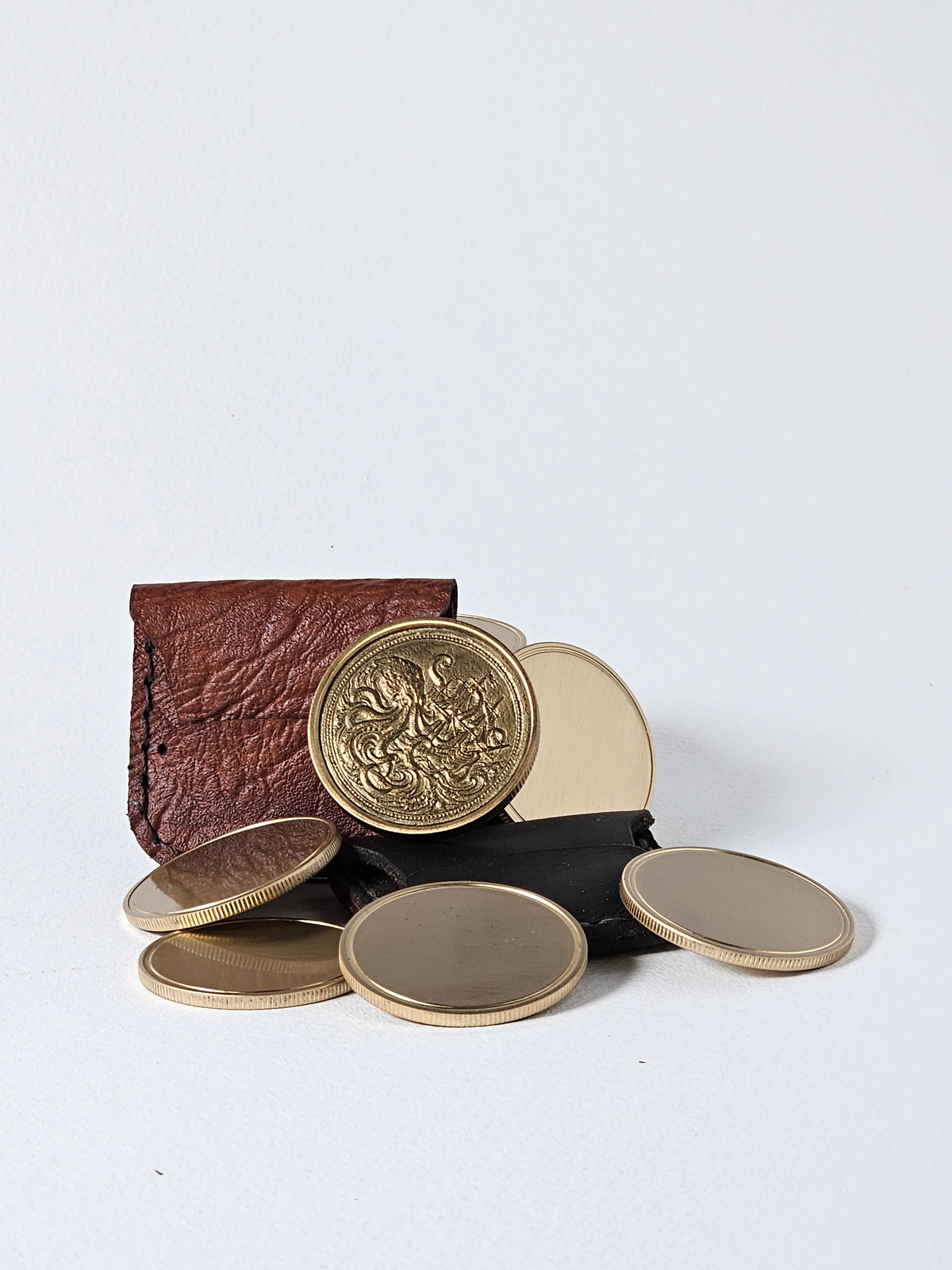 Custom 3D Embossed Brass Challenge Coins