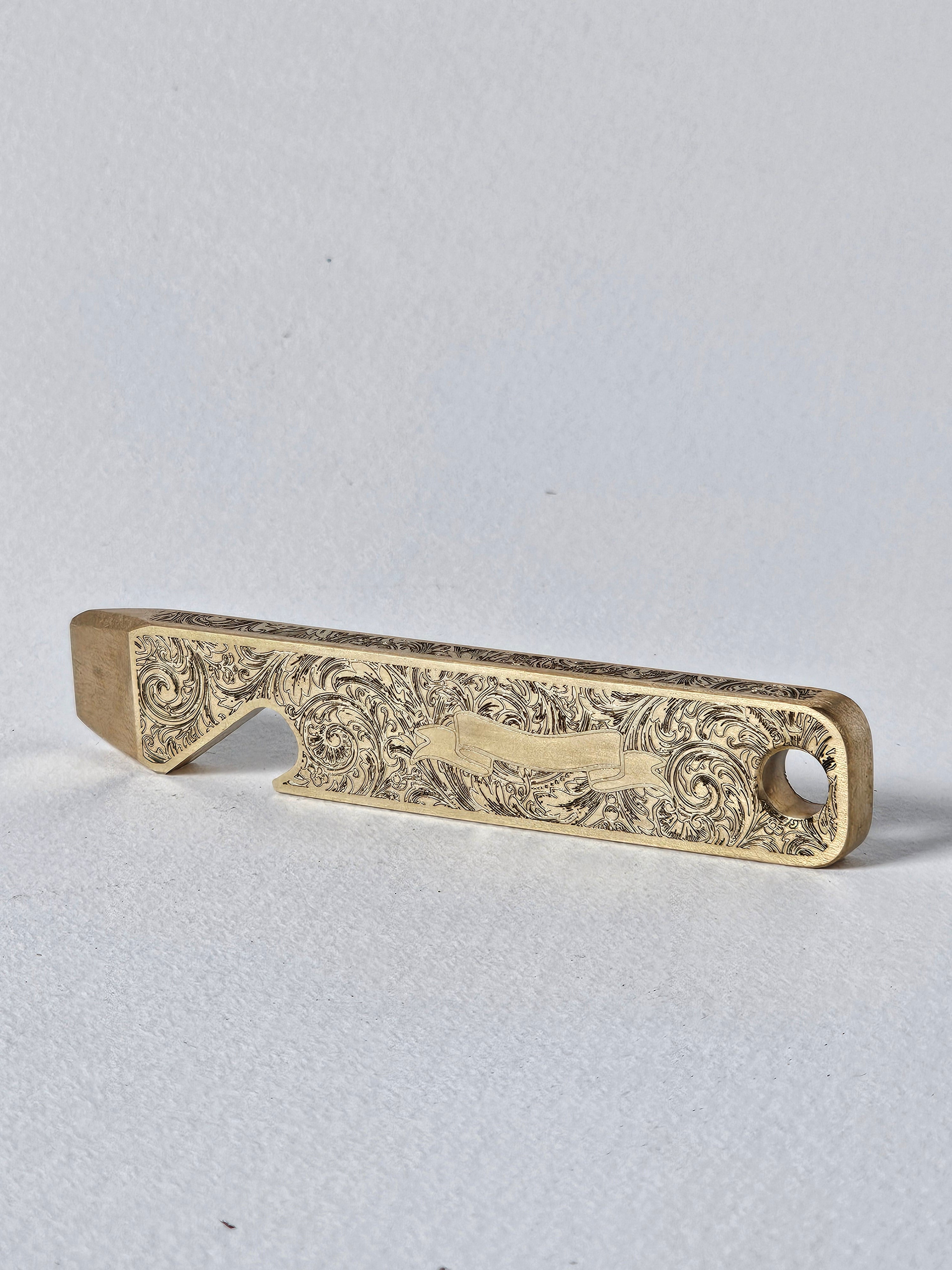 Custom Engraved EDC Pry Bar & Bottle Opener
