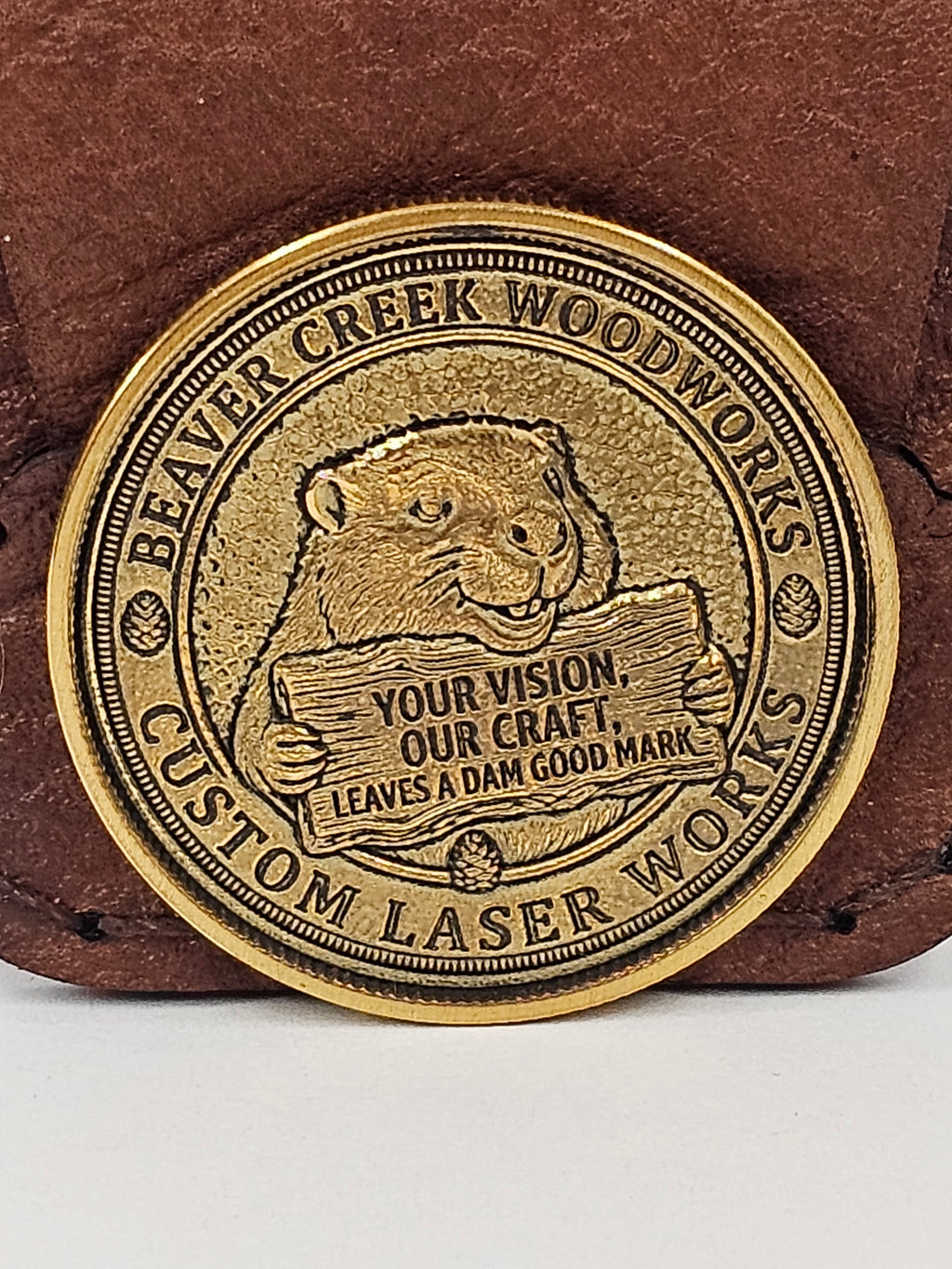 Custom 3D Embossed Brass Challenge Coins