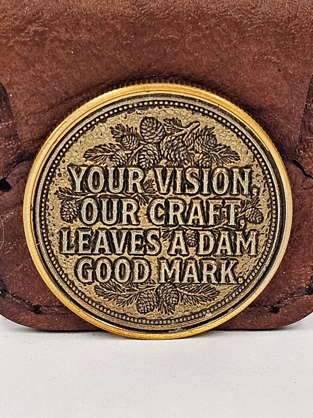 Custom 3D Embossed Brass Challenge Coins