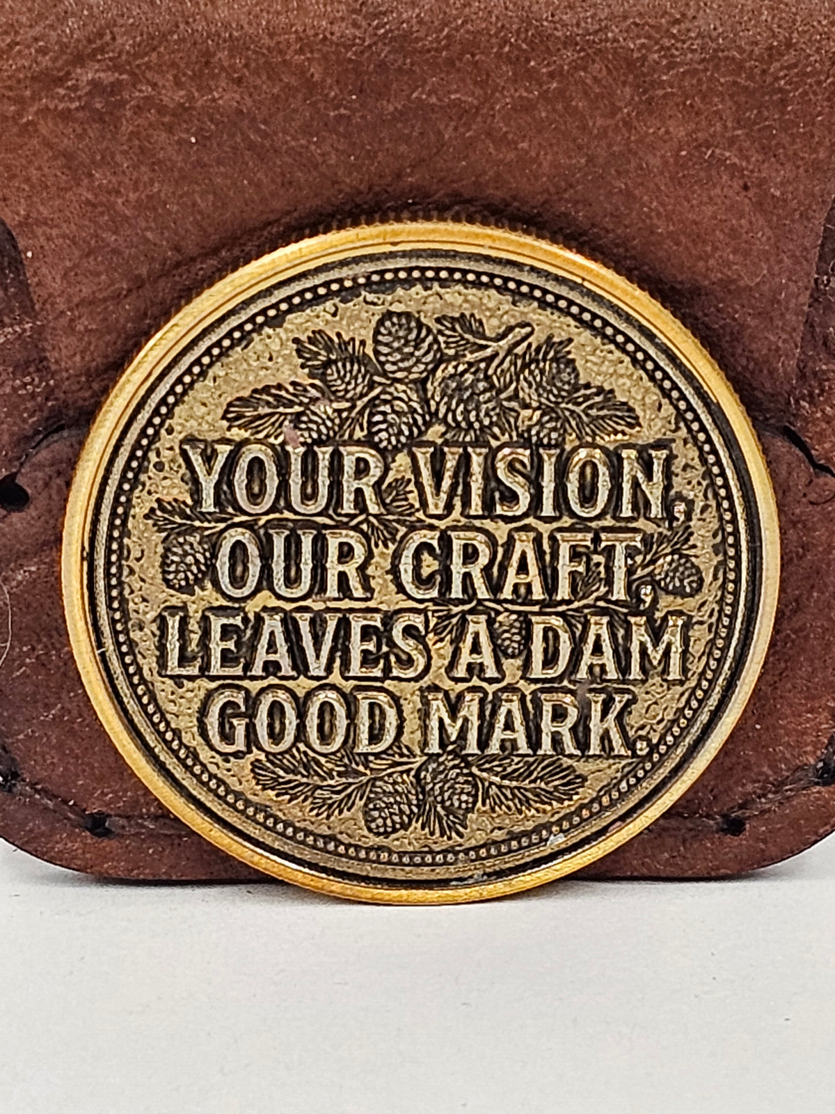 Custom 3D Embossed Brass Challenge Coins