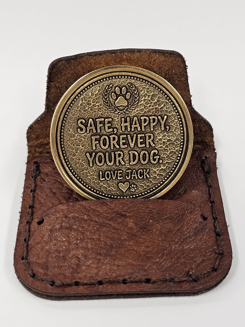 Custom 3D Embossed Brass Challenge Coins
