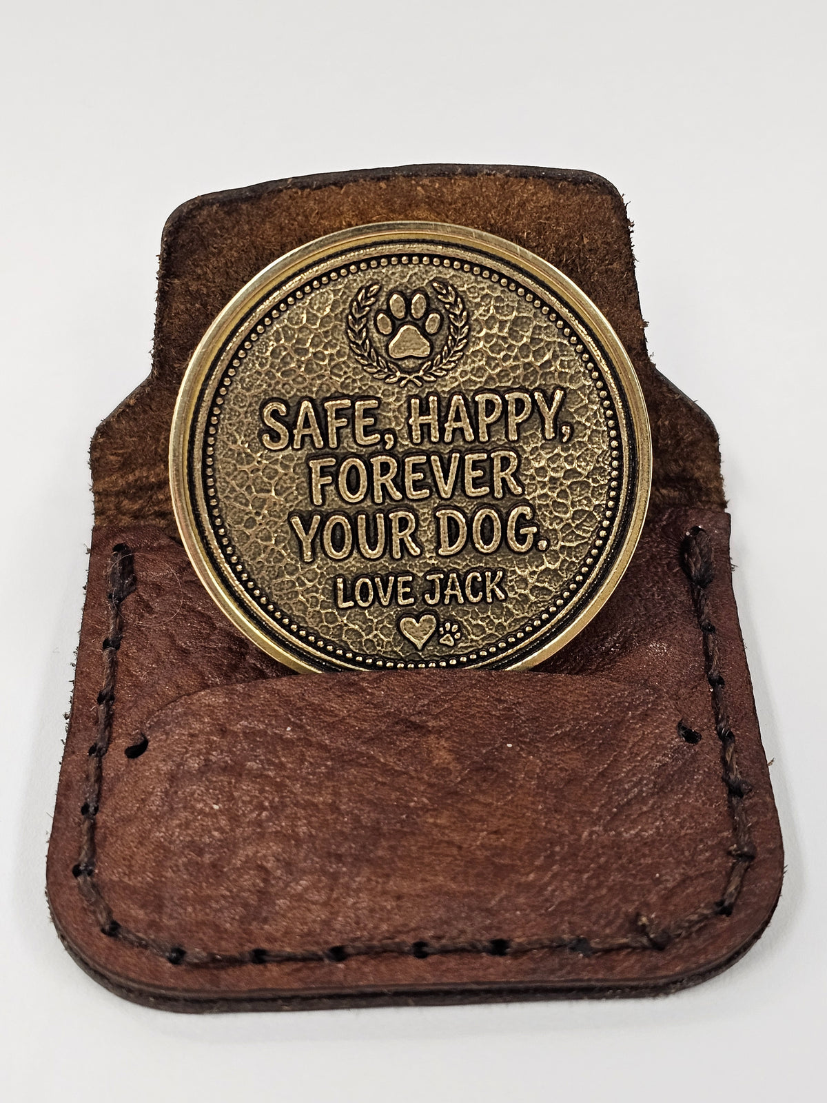 Custom 3D Embossed Brass Challenge Coins